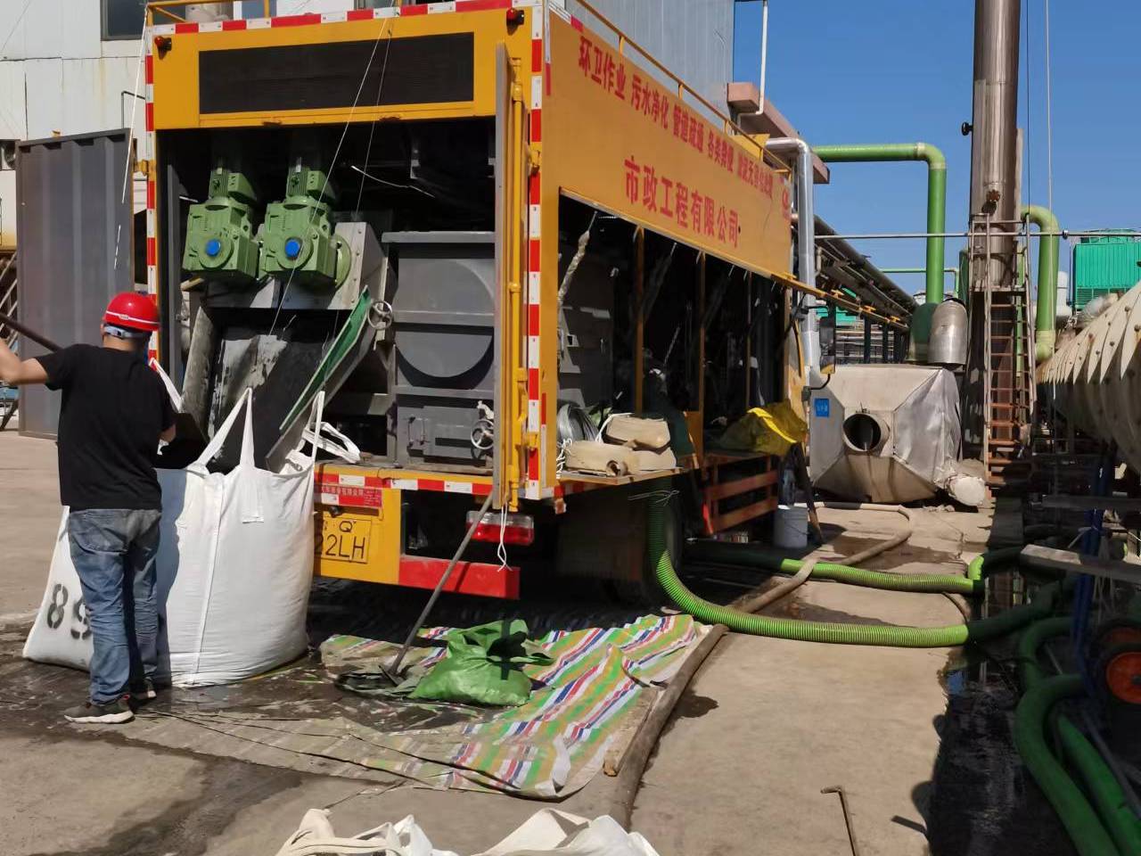 靖安淤泥压干处理